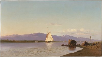 Kingston Point, río Hudson de Francis Augustus Silva